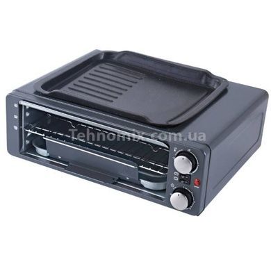 Электро-печь настольная многофункциональная для пиццы 6в1 14л 4000w TK-1400 Черная
