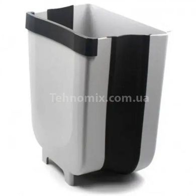 Ведро для мусора навесное Foldable Hanging Garbage Bin 14см Белое