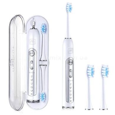 Ультразвукова зубна щітка Medica+ ProBrush 9.0 Ultrasonic + насадки (6 штук) (Японія) Біла 50145