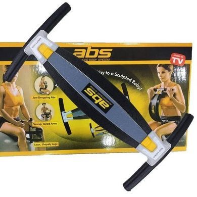Тренажер універсальний для м'язів преса та всього тіла ABS Advanced Body System Чорний