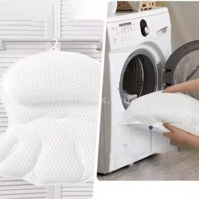 Подушка для принятия ванн с присоской Bathtub pillow 106 Белая