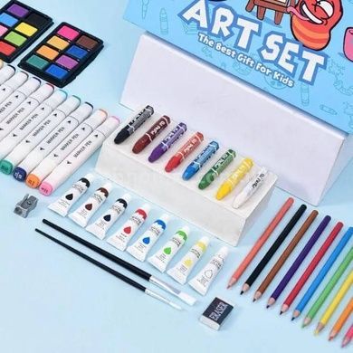 Набір для творчості 82 предметів Art Set Блакитний