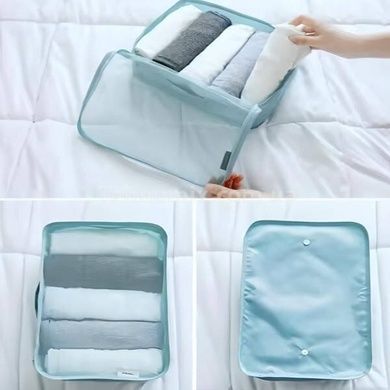 Набір органайзерів для зберігання речей дорожній Travel storage bag XL-940 Блакитний