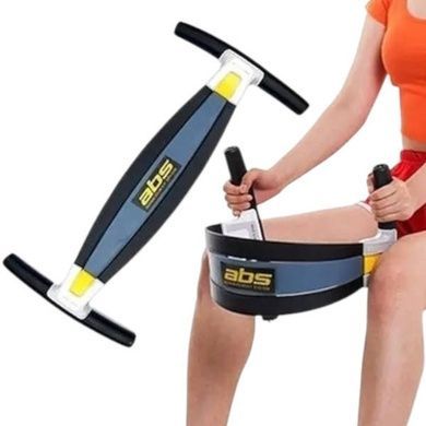 Тренажер універсальний для м'язів преса та всього тіла ABS Advanced Body System Чорний