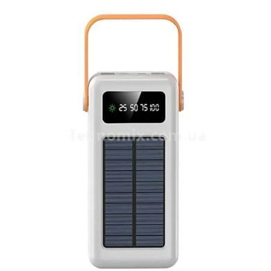 Power bank з ремінцем та ліхтарем 50000mAh YM-635CX Білий