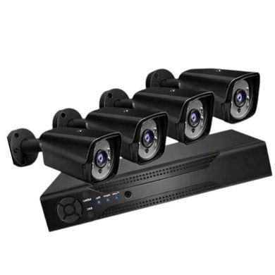 Система видеонаблюдения на 4камеры AHD-KIT 4CH YL-806B Черный