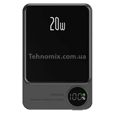 Power Bank с поддержкой беспроводной зарядки MagSafe 10000мАч Q9 Черный