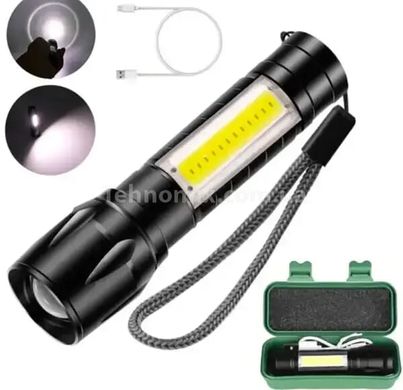 Ручной аккумуляторный фонарик с боковым диодом MX-511S-COB