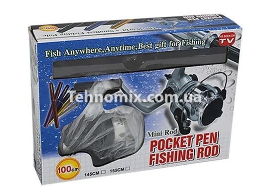 Складная мини удочка 100 см Fish Anywhere, Anytime, Best gift for Fishing