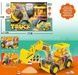 Іграшка Трактор з шестернями з підсвічуванням та звуком Truck Rotating Gear Жовтий