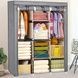 Складний тканинний шафа Storage Wardrobe 88130 Сірий