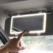 Дзеркало прямокутне з LED підсвічуванням на козирок автомобіля з акумулятором JX538