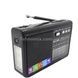 Акумуляторний радіоприймач USB Flash, SD card GOLON RX1313 Чорний