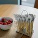 Набір столових приладів на 12 персон/36пр рифлений із золотистим декором CUTLERY SET CD-01
