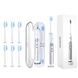 Ультразвукова зубна щітка Medica+ ProBrush 9.0 Ultrasonic + насадки (6 штук) (Японія) Біла 50145