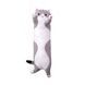 Игрушка мягкая обнимашка Кот-батон 150см Серый