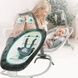 Шезлонг-качалка для малышей с мелодиями и подвесными игрушками Mastela 6917 Голубой