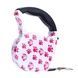 Повідець-рулетка 5м Retractable Dog Leash Білий з лапками