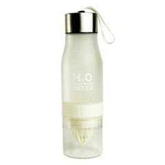 Спортивна пляшка-соковижималка H2O Water bottle Білий