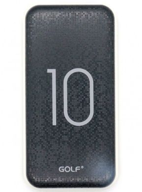 Портативна батарея GOLF Power Bank 10000 mAh G26 Чорна