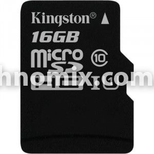 Карта памяти microSD Kingston 16 Гб без адаптера