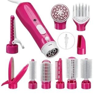 Фен-стайлер со сменными насадками HAIR Styler 87010 Розовый