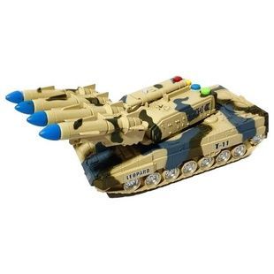 Игрушка Танк с подсветкой и звуком на батарейках Military Tank