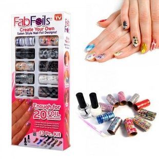 Набір фольги для дизайну нігтів Fab foils