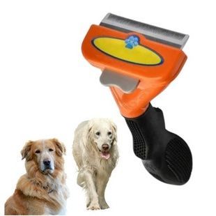 Фурмінатор з кнопкою для чищення вовни FURminator 10 см Помаранчевий