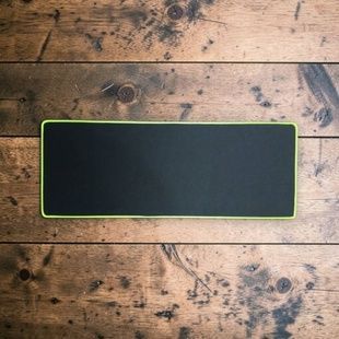 Коврик для компьютерной мыши 80*30см Black Green Черный с зеленым