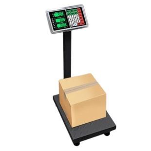 Весы напольные торговые с дисплеем до 150кг Sokany SK‑19087 Черные