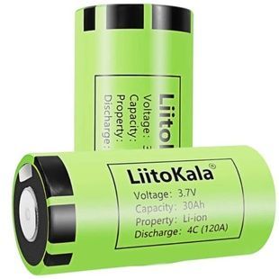Акумулятор 3.7V 30Ah LiitoKala 4695E Салатовий