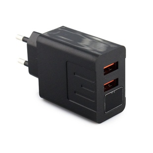 Адаптер з дисплеєм CX QC03 220v 2 USB-порту