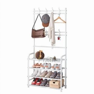 Сборная вешалка 2 в 1 для одежды и подставка для обуви "Multi-functional shoe and hat rack"