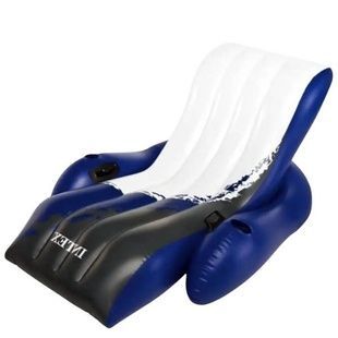 Крісло-шезлонг надувне з підлокітниками Intex 58868 (180х135см)