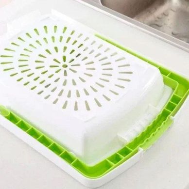 Кухонная разделочная доска на раковину Dish washing 3 в 1