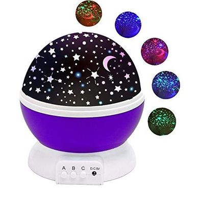 Ночник в форме шара NEW Projection Lamp Star Master Фиолетовый