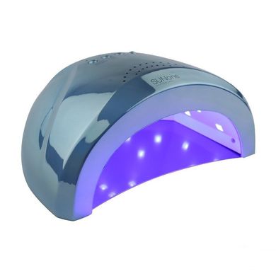 Гібридна лампа Sun One для сушіння нігтів UV / LED 48w, Дзеркально Блакитна