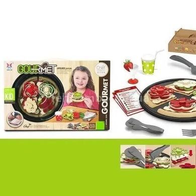Набор игровой пиццы для развития мелкой моторики XJ 350 Gourmet