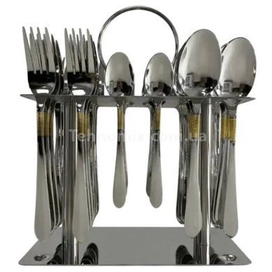 Набор столовых приборов на 12 персон/36пр с золотистым декором CUTLERY SET CD-02