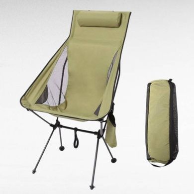 Стул раскладной металлический с сетчатыми вставками 57&times;43&times;105см KAR129 Зеленый