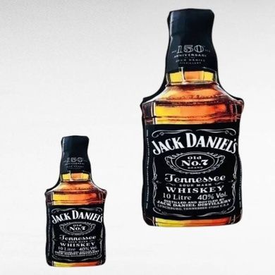 Подушка мягкая декоративная JACK 1582 Черная с коричневым