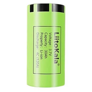 Акумулятор 3.7V 30Ah LiitoKala 4695E Салатовий