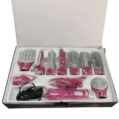 Фен-стайлер со сменными насадками HAIR Styler 87010 Розовый