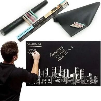 Пленка самоклеющаяся для рисования мелом 60*100см Black Board Sticker