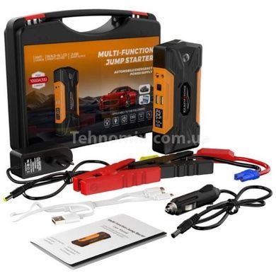 Пуско-зарядное устройство для автомобиля в чемодане JUMPSTARTER QY28 Черное с оранжевым