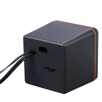Колонки компьютерные USB D-02 Черные
