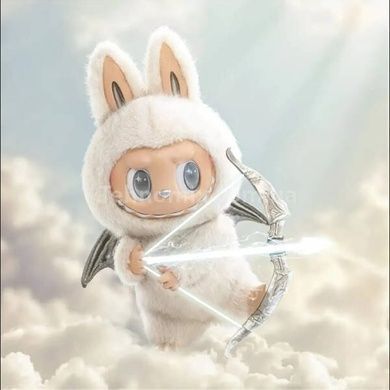 Игрушка Лабубу с подсветкой, звуками и движениями h-40см LBB 040-14 Белая