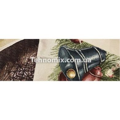 Новорічна скатертину Monfino Home Plus Гобелен Сніжинка 150x220