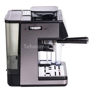 Кофемашина 2,6л с резервуаром для молока 500мл 800Вт Sokany SK-04032 Черная с серым